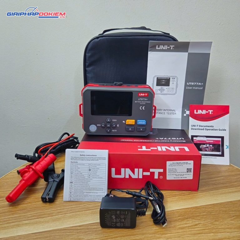 Máy đo nội trở pin ắc quy Uni-T UT677A+ (0mΩ đến 3mΩ; 71V) 3 Máy đo nội trở pin ắc quy Uni-T UT677A+ (0mΩ đến 3mΩ; 71V)