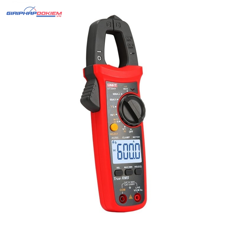 Ampe kìm đo AC/DC Uni-T UT204+(600A/600V) 1 Ampe kìm đo AC/DC Uni-T UT204+(600A/600V)