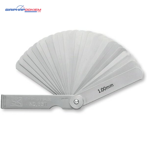 Bộ căn lá đo khe hở 0.10-1.00mm 10 lá, Niigata Seiki 100MH 3 Bộ căn lá đo khe hở 0.10-1.00mm 10 lá, Niigata Seiki 100MH