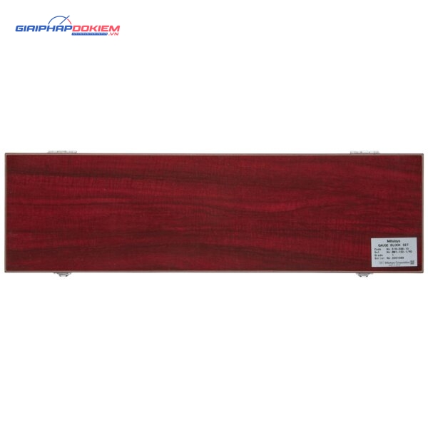 Bộ Căn Mẫu Thép 122 Miếng Cấp 1 Mitutoyo 516-598-10 4 Bộ Căn Mẫu Thép 122 Miếng Cấp 1 Mitutoyo 516-598-10