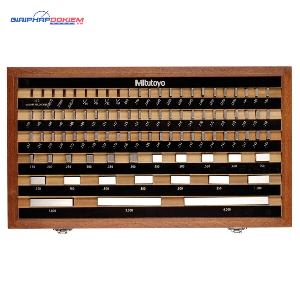 Bộ Căn Mẫu Thép Hệ Inch 81 Miếng Cấp 0 Mitutoyo 516-902-11 2 Bộ Căn Mẫu Thép Hệ Inch 81 Miếng Cấp 0 Mitutoyo 516-902-11