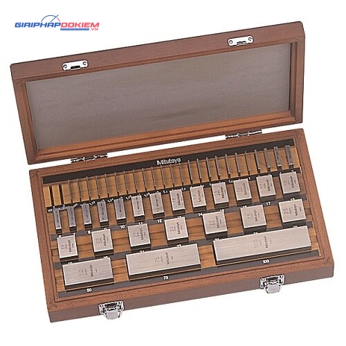 Bộ Căn Mẫu Thép Mét 47 Khối Cấp 0 Mitutoyo 516-457-16 2 Bộ Căn Mẫu Thép Mét 47 Khối Cấp 0 Mitutoyo 516-457-16