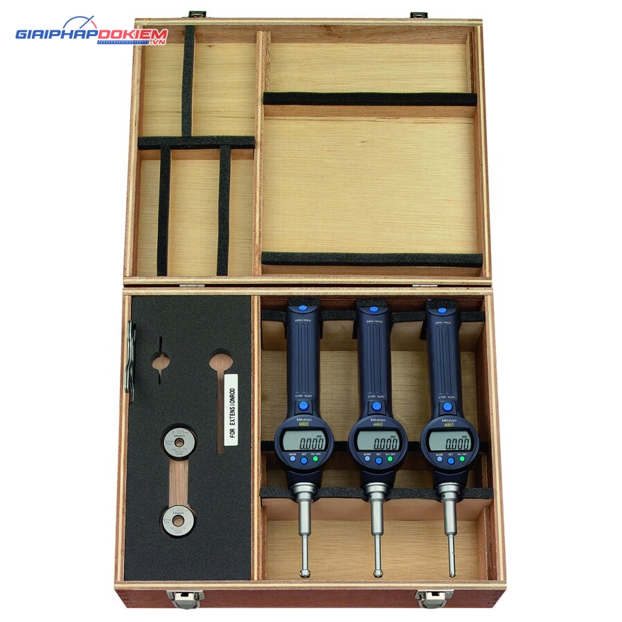 Bộ Đo Lỗ 3 Chấu chính xác điện tử Inch/Metric, 0,275-0,5" Mitutoyo 568-965 4 Bộ Đo Lỗ 3 Chấu chính xác điện tử Inch/Metric, 0,275-0,5" Mitutoyo 568-965