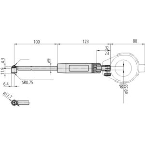 Bộ Đồng Hồ Đo Lỗ Trong Tiếp Xúc 2 Điểm 0,7-6