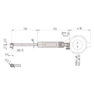 Bộ Đồng Hồ Đo Lỗ Trong Tiếp Xúc 2 Điểm 18-35/0,01mm Mitutoyo 511-711-20 5 Bộ Đồng Hồ Đo Lỗ Trong Tiếp Xúc 2 Điểm 18-35/0,01mm Mitutoyo 511-711-20
