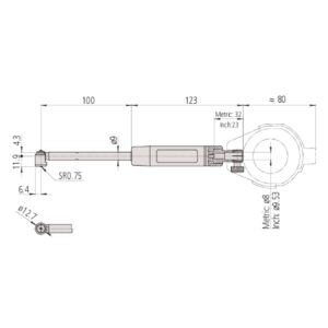 Đồng Hồ Đo Lỗ Đo Trong 2 Chấu 18-35mm, 0,001mm Mitutoyo 511-721-20 8 Đồng Hồ Đo Lỗ Đo Trong 2 Chấu 18-35mm, 0,001mm Mitutoyo 511-721-20