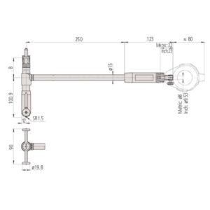 Bộ Đồng Hồ Đo Lỗ Trong Tiếp Xúc 2 Điểm 6.5-10