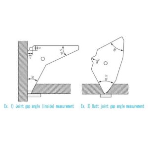 Bộ kiểm tra góc mối hàn WAL2542 8 Bộ kiểm tra góc mối hàn WAL2542