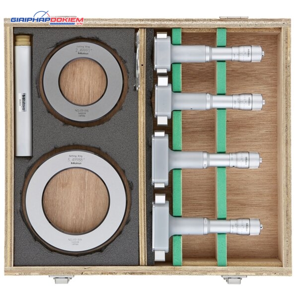 Bộ Panme Đo Lỗ 3 Chấu Cơ Khí 4-8" (4 pcs.) Mitutoyo 368-998 4 Bộ Panme Đo Lỗ 3 Chấu Cơ Khí 4-8" (4 pcs.) Mitutoyo 368-998