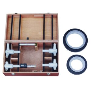 Bộ Panme Đo Lỗ 3 Chấu Điện Tử Metric 100-200mm, Interchange. Head IP65, TIN Mitutoyo 468-975