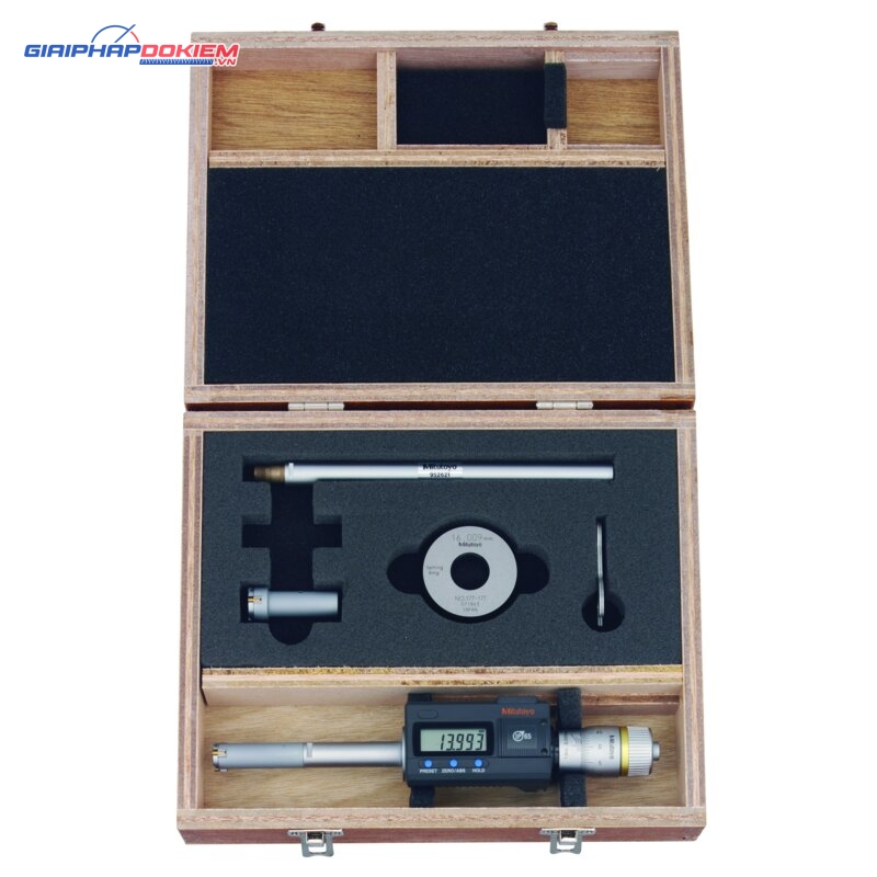 Bộ Panme Đo Lỗ 3 Chấu Điện Tử Metric 12-20mm, Interchange. Head IP65, TIN Mitutoyo 468-972 2 Bộ Panme Đo Lỗ 3 Chấu Điện Tử Metric 12-20mm, Interchange. Head IP65, TIN Mitutoyo 468-972