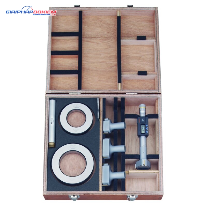 Bộ Panme Đo Lỗ 3 Chấu Điện Tử Metric 50-100mm, Interchange. Head IP65, TIN Mitutoyo 468-974 2 Bộ Panme Đo Lỗ 3 Chấu Điện Tử Metric 50-100mm, Interchange. Head IP65, TIN Mitutoyo 468-974
