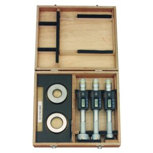 Bộ Panme Đo Lỗ 3 Chấu Điện Tử Metric 25-50 mm, Interchange. Head IP65, TIN Mitutoyo 468-983