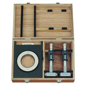 Bộ Panme Đo Lỗ 3 Chấu Điện Tử Metric 75-100 mm, Interchange. Head IP65, TIN Mitutoyo 468-985
