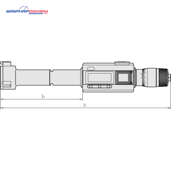 Bộ Panme Đo Lỗ 3 Chấu Điện Tử Metric 12-25 mm, Interchange. Head IP65, TIN Mitutoyo 468-982 15 Bộ Panme Đo Lỗ 3 Chấu Điện Tử Metric 12-25 mm, Interchange. Head IP65, TIN Mitutoyo 468-982