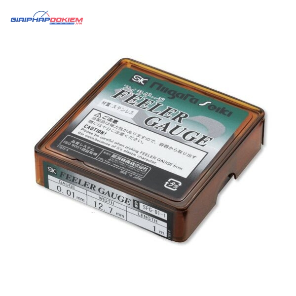 Căn lá chêm dày 0.01mm, Niigata Seiki SFG-01-5 3 Căn lá chêm dày 0.01mm, Niigata Seiki SFG-01-5