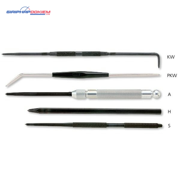 Cây lấy dấu 1 đầu mũi carbide 55º có tay cầm Niigata Seiki A 2 Cây lấy dấu 1 đầu mũi carbide 55º có tay cầm Niigata Seiki A