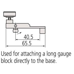 Đầu nối cho 2 khối đo dài Connector D Mitutoyo 619034