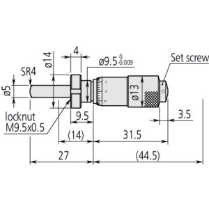 Đầu Panme 0-13mm Mitutoyo 148-802