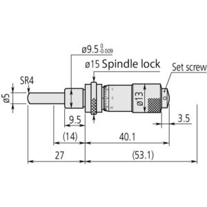 Đầu Panme 0-13mm Mitutoyo 148-803 5 Đầu Panme 0-13mm Mitutoyo 148-803