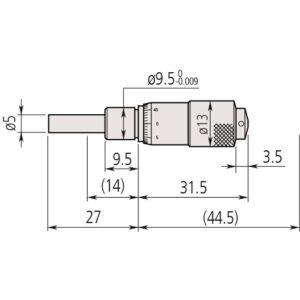 Đầu Panme 0-13mm Mitutoyo 148-821 5 Đầu Panme 0-13mm Mitutoyo 148-821