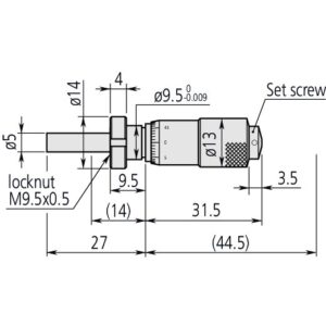 Đầu Panme 0-13mm Mitutoyo 148-823 4 Đầu Panme 0-13mm Mitutoyo 148-823