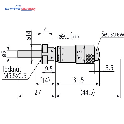 Đầu Panme 0-13mm Mitutoyo 148-823 3 Đầu Panme 0-13mm Mitutoyo 148-823
