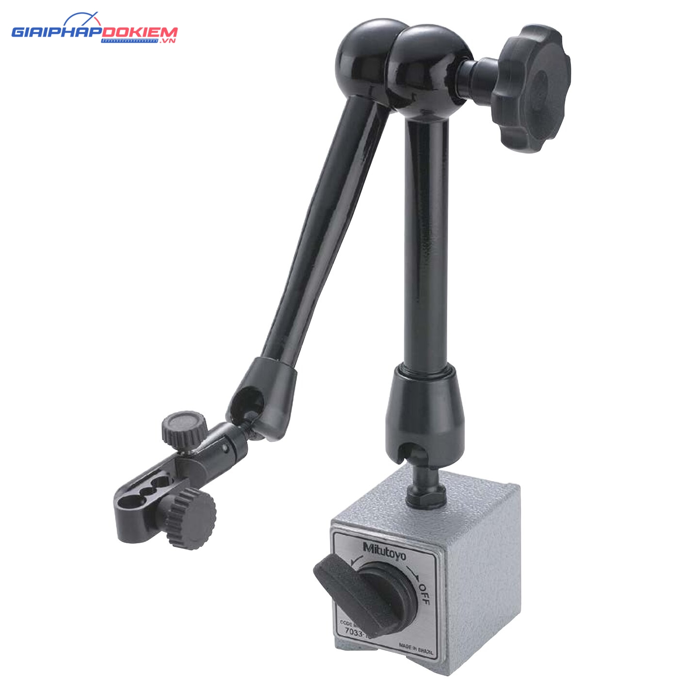 Đế từ Khớp nối gá đông hồ so chân thẳng ø6mm, ø8mm Mitutoyo 7033B 1 Đế từ Khớp nối gá đông hồ so chân thẳng ø6mm, ø8mm Mitutoyo 7033B