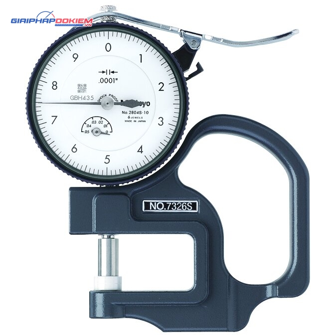 Đồng hồ đo độ dày cơ khí, 0-0,05", 0,0001" Mitutoyo 7326S 3 Đồng hồ đo độ dày cơ khí, 0-0,05", 0,0001" Mitutoyo 7326S