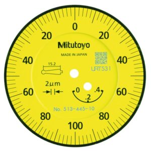 Đồng Hồ So Chân Gập, Dial Test Indicator, Horiz. 20° Face 0,016", 0,0001", 4/9,52mm Stem, Bracket, Black Dial Mitutoyo 513-443-16T 12 Đồng Hồ So Chân Gập, Dial Test Indicator, Horiz. 20° Face 0,016