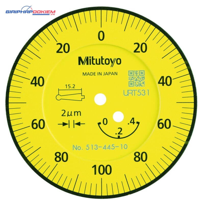 Đồng Hồ So Chân Gập, Dial Test Indicator, Horiz. 20° Face 0,016", 0,0001", 4/9,52mm Stem, Bracket, Black Dial Mitutoyo 513-443-16T 8 Đồng Hồ So Chân Gập, Dial Test Indicator, Horiz. 20° Face 0,016", 0,0001", 4/9,52mm Stem, Bracket, Black Dial Mitutoyo 513-443-16T