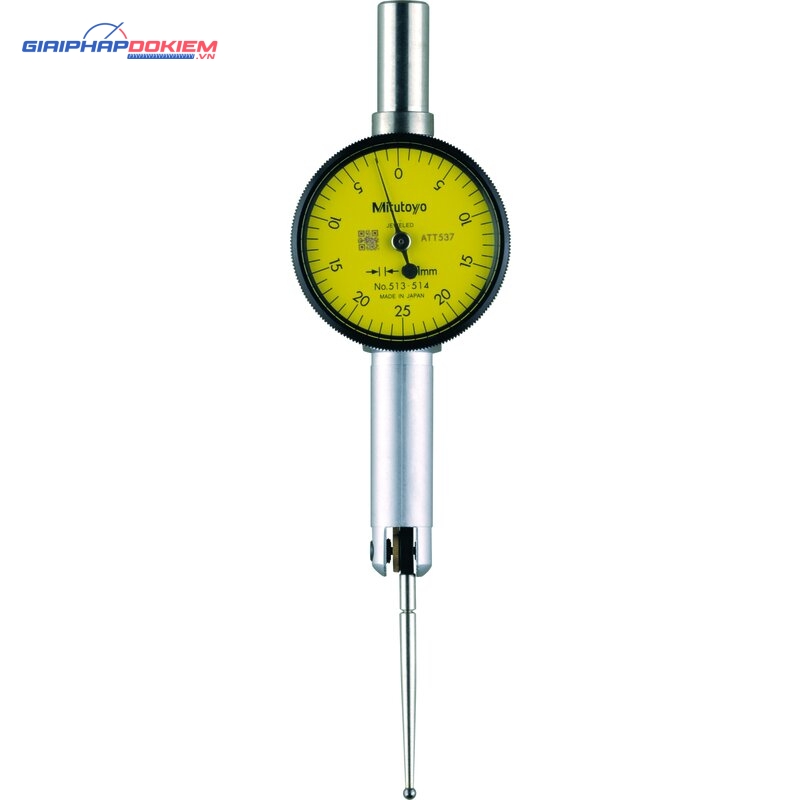 Đồng Hồ So Chân Gập, Dial Test Indicator, Horiz. Pocket Type 0,5mm, 0,01mm, with Bracket Mitutoyo 513-514T 3 Đồng Hồ So Chân Gập, Dial Test Indicator, Horiz. Pocket Type 0,5mm, 0,01mm, with Bracket Mitutoyo 513-514T
