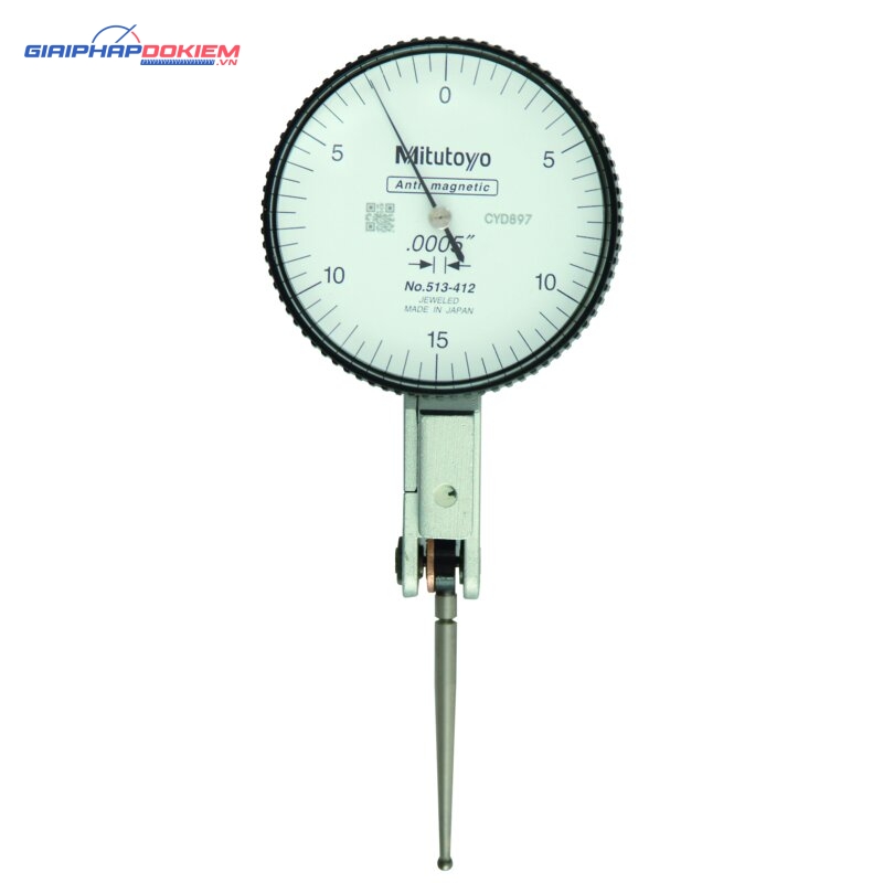 Đồng Hồ So Chân Gập, Dial Test Indicator, Horizontal Type 0,008", 0,0005", 9,52mm Stem Mitutoyo 513-407-10E 4 Đồng Hồ So Chân Gập, Dial Test Indicator, Horizontal Type 0,008", 0,0005", 9,52mm Stem Mitutoyo 513-407-10E