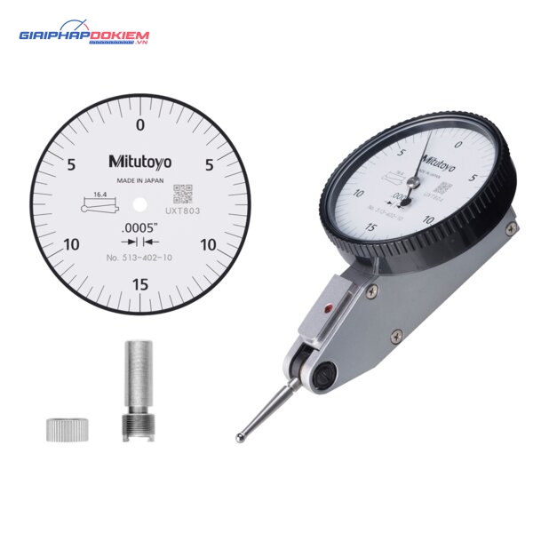 Đồng Hồ So Chân Gập, Dial Test Indicator, Horizontal Type 0,03", 0,0005", 9,52mm Stem Mitutoyo 513-402-10E 4 Đồng Hồ So Chân Gập, Dial Test Indicator, Horizontal Type 0,03", 0,0005", 9,52mm Stem Mitutoyo 513-402-10E