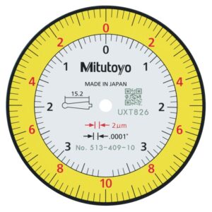 Đồng Hồ So Chân Gập, Dial Test Indicator, Horizontal Type 0,03"/0,7mm, 0,0005"/0,01mm, 4/9,52mm St Mitutoyo 513-406-10T 11 Đồng Hồ So Chân Gập, Dial Test Indicator, Horizontal Type 0,03
