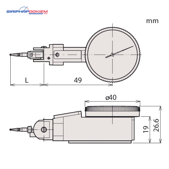 Đồng Hồ So Chân Gập, Dial Test Indicator, Universal Type 0,03", 0,0005", Full Set, with Bracket Mitutoyo 513-302-10T 5 Đồng Hồ So Chân Gập, Dial Test Indicator, Universal Type 0,03", 0,0005", Full Set, with Bracket Mitutoyo 513-302-10T