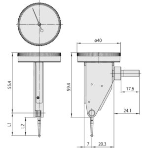 Đồng Hồ So Chân Gập, Dial Test Indicator, Vertical Type 0,2mm, 0,002mm, 4/8m Stem Mitutoyo 513-455-10A 7 Đồng Hồ So Chân Gập, Dial Test Indicator, Vertical Type 0,2mm, 0,002mm, 4/8m Stem Mitutoyo 513-455-10A