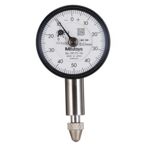 Đồng Hồ So Cơ Khí, Dial Indicator, Lug Back 2,5mm, 0,01mm, Jeweled Bearing Mitutoyo 1911T-10