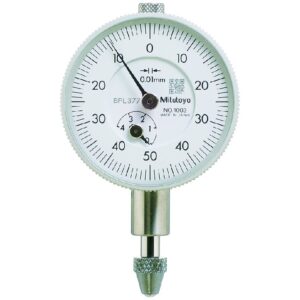 Đồng Hồ So Cơ Khí, Dial Indicator, Flat Back 4mm, 0,01mm Mitutoyo 1003TB