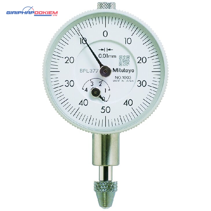 Đồng Hồ So Cơ Khí, Dial Indicator, Flat Back 4mm, 0,01mm Mitutoyo 1003TB 4 Đồng Hồ So Cơ Khí, Dial Indicator, Flat Back 4mm, 0,01mm Mitutoyo 1003TB