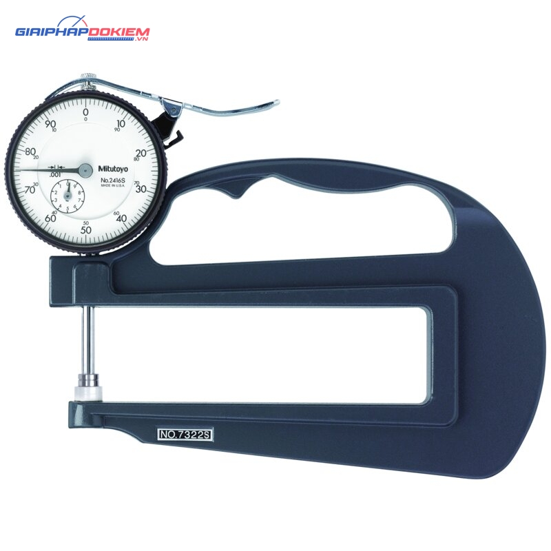 Đồng hồ đo độ dày cơ khí, 0-1", 0,001" 4,72" Mitutoyo 7322S 3 Đồng hồ đo độ dày cơ khí, 0-1", 0,001" 4,72" Mitutoyo 7322S