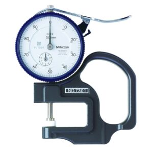 Đồng hồ đo độ dày cơ khí, 0-10mm, 0,01mm Mitutoyo 7301