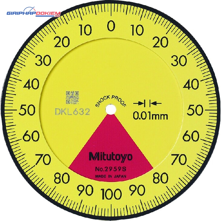 Đồng Hồ So Cơ Khí Flat Back 1,6mm, 0,01mm Mitutoyo 2959AB 6 Đồng Hồ So Cơ Khí Flat Back 1,6mm, 0,01mm Mitutoyo 2959AB