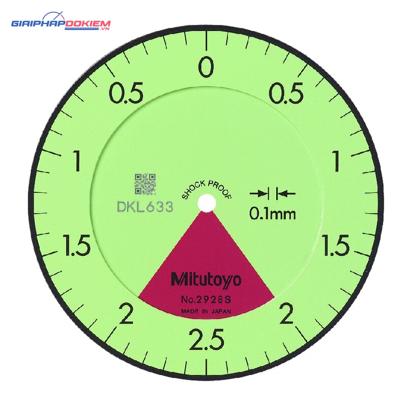 Đồng Hồ So Cơ Khí, Dial Indicator, Flat Back 0,8mm, 0,01mm, One Revo., Shockproof Mitutoyo 2929SB 4 Đồng Hồ So Cơ Khí, Dial Indicator, Flat Back 0,8mm, 0,01mm, One Revo., Shockproof Mitutoyo 2929SB