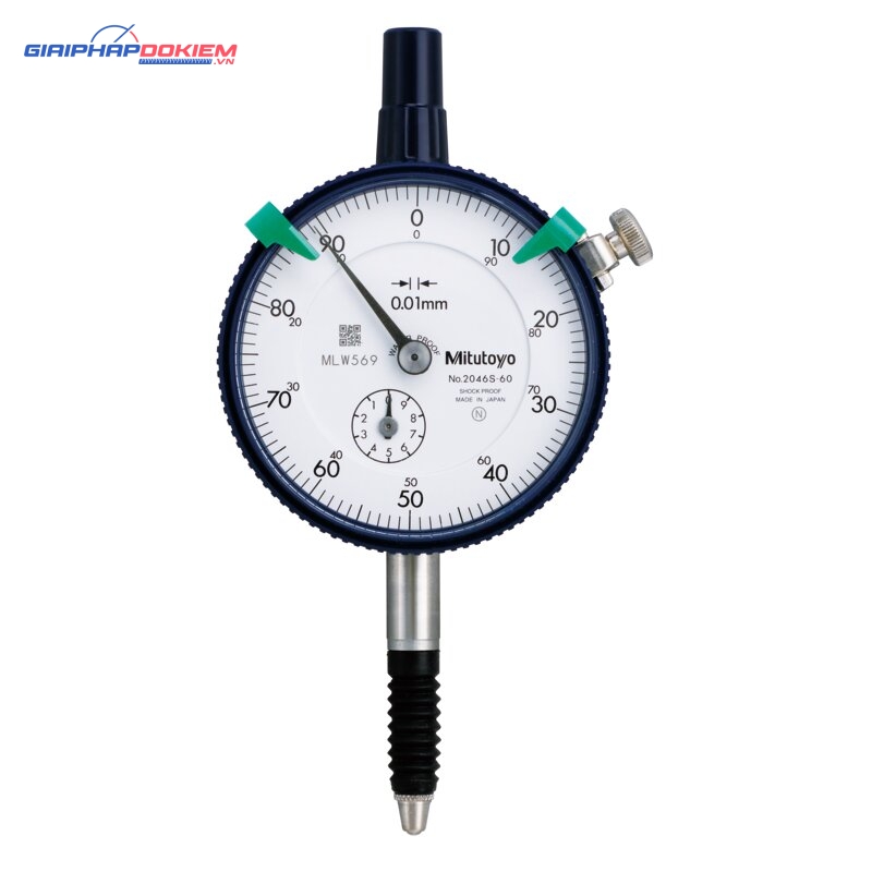 Đồng Hồ So Cơ Khí, Dial Indicator, Lug Back 10mm, 0,01mm, IP64 Mitutoyo 2046S-60 4 Đồng Hồ So Cơ Khí, Dial Indicator, Lug Back 10mm, 0,01mm, IP64 Mitutoyo 2046S-60