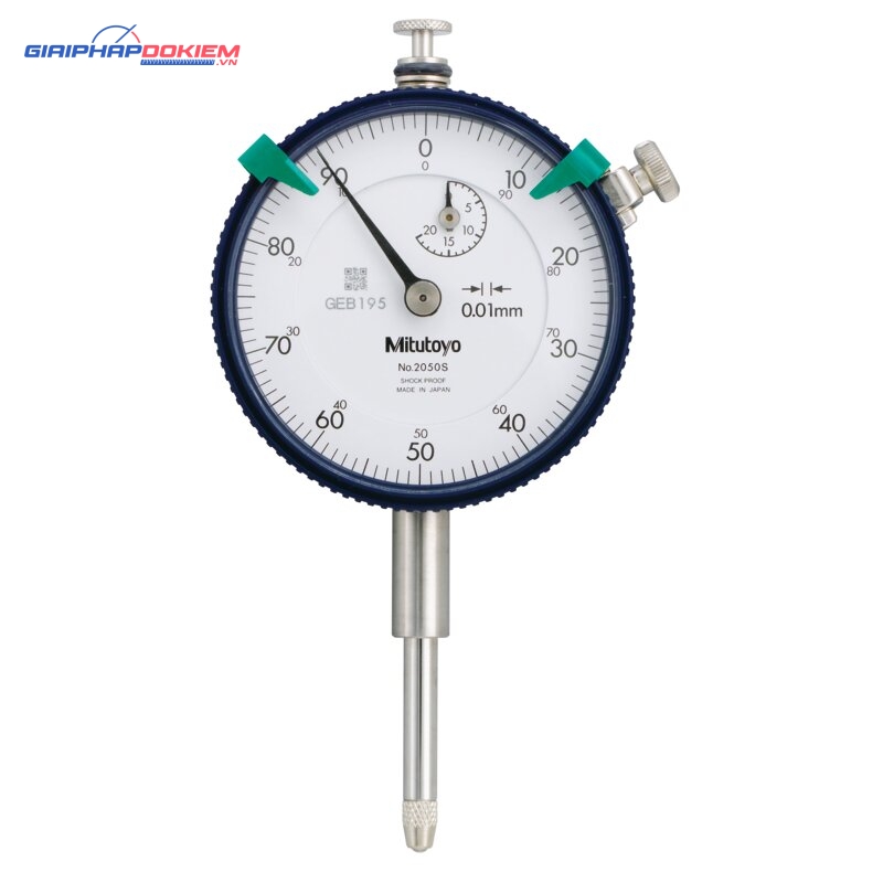 Đồng Hồ So Cơ Khí, Dial Indicator, Lug Back 20mm, 0,01mm Mitutoyo 2050S 2 Đồng Hồ So Cơ Khí, Dial Indicator, Lug Back 20mm, 0,01mm Mitutoyo 2050S