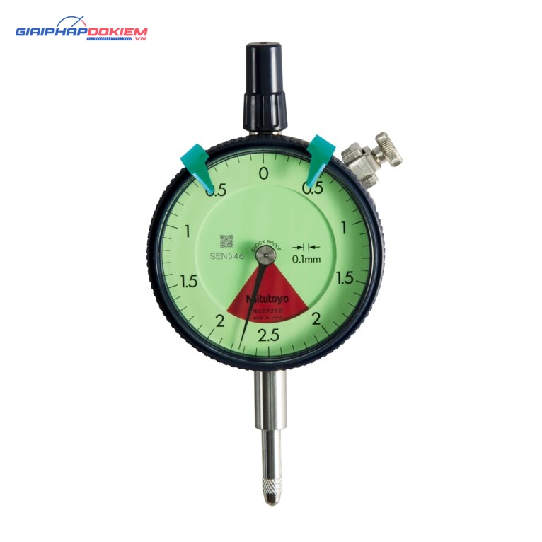 Đồng Hồ So Cơ Khí, Dial Indicator, Flat Back 4mm, 0,1mm, One Revolution, Shockproof Mitutoyo 2928SB 4 Đồng Hồ So Cơ Khí, Dial Indicator, Flat Back 4mm, 0,1mm, One Revolution, Shockproof Mitutoyo 2928SB
