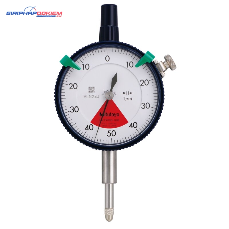 Đồng Hồ So Cơ Khí, Dial Indicator, Lug Back, One Revolution 0,16mm, 0,001mm, Jew. Bearing, Shockpr Mitutoyo 2901SB-10 3 Đồng Hồ So Cơ Khí, Dial Indicator, Lug Back, One Revolution 0,16mm, 0,001mm, Jew. Bearing, Shockpr Mitutoyo 2901SB-10