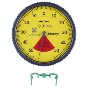 Đồng Hồ So Cơ Khí Mặt Lớn Back Plunger 1mm, 0,01 Mitutoyo 1960A