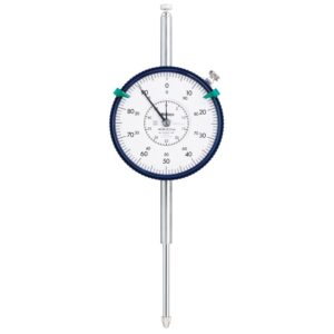 Đồng Hồ So Cơ Khí Mặt Lớn, Dial Indicator, Flat Back 50mm, 0,01mm, Shockp., Coax. Rev. Count Mitutoyo 3058SB-19